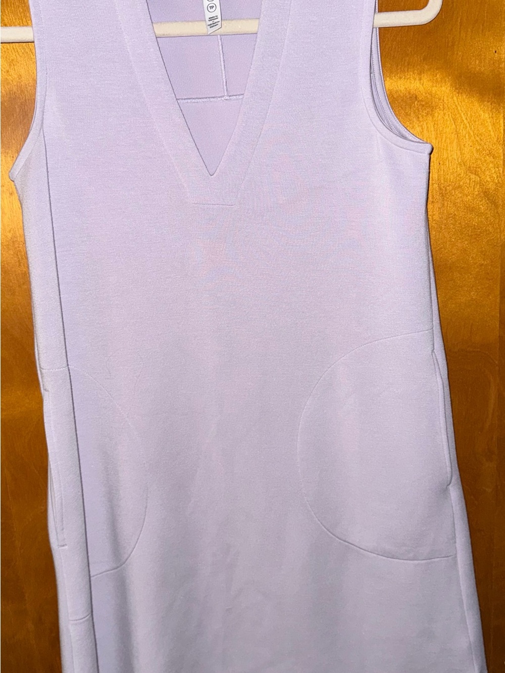 SPANX Sleeveless V-Neck Mini Dress in Lilac